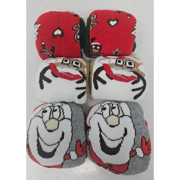Christmas Stocking Stuffers, Holidays Gift Cute Snowman Socks for Men & Women - Picture 2 of 7